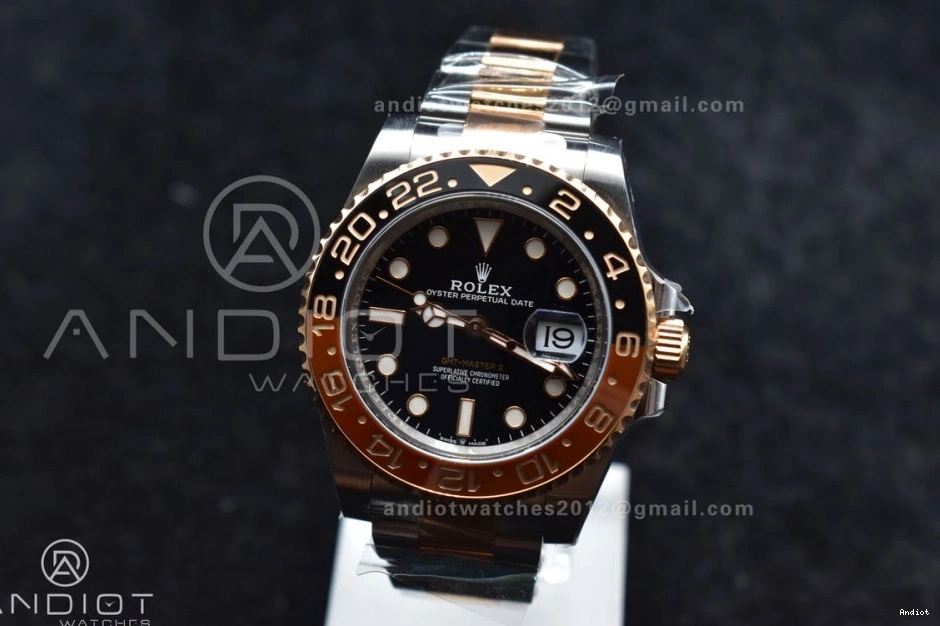 II DD3285 CHS Edition Factory Best RG Bracelet Ceramic Brown 126711 Black GMT-Master Clean CHNR on SS 0112